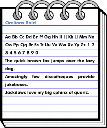 Ornitons Font