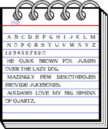 E Line Font