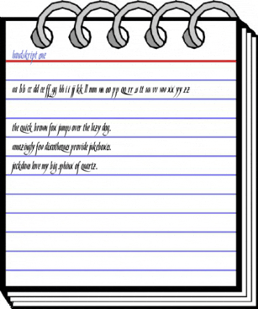 Handskript One Font