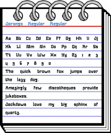Jorongo Regular Font