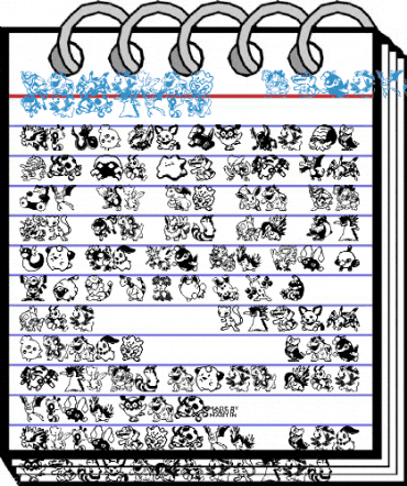 Pokemon pixels 2 Regular Font