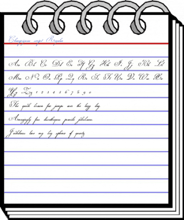 Champignon script Regular Font