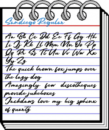 Sandiego Regular Font