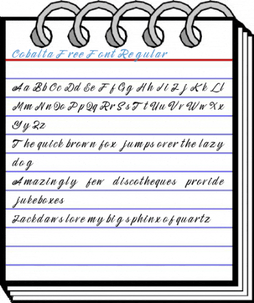 Cobalta Free Font Regular Font