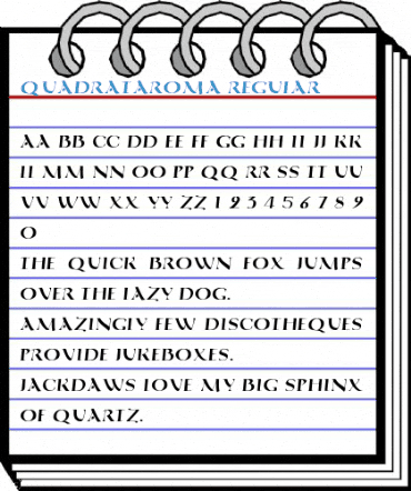 QuadrataRoma Regular Font