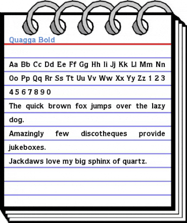 Quagga Font