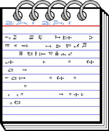 DH Ugaritic DH Ugaritic Font