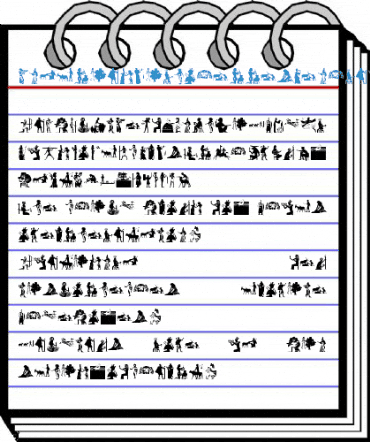 EgyptianSilhouettes Regular Font