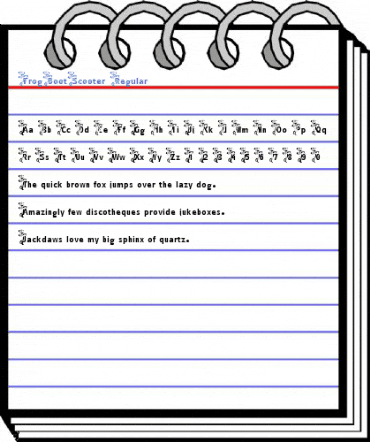 FrogBootScooter Regular Font
