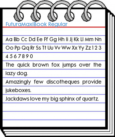FuturaMaxiBook Font
