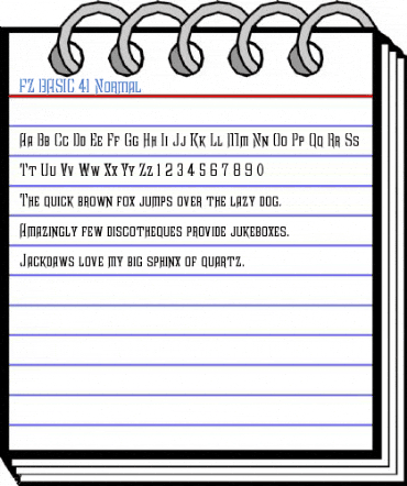FZ BASIC 41 Font