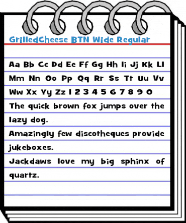 GrilledCheese BTN Wide Font