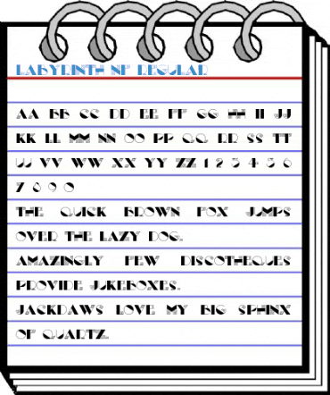 Labyrinth NF Regular Font