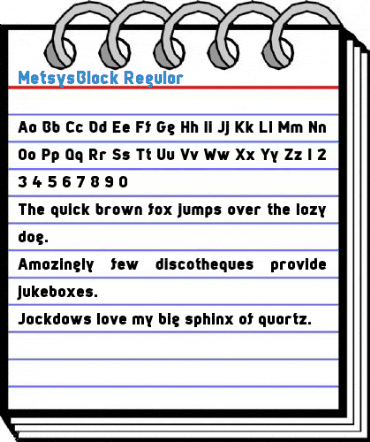 MetsysBlack Font