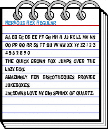 Nervous Rex Regular Font