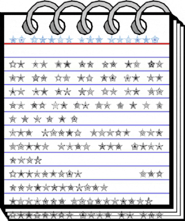 90 Stars BRK Normal Font