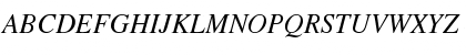 Times-Italic Regular Font