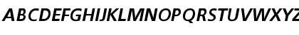 FreeSetDemiC Italic Font
