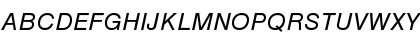 Helvetica LT Std Oblique Font