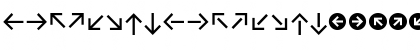 Klavika Arrows Medium Font