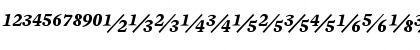 Mercury Numeric G4 Semi Italic Font