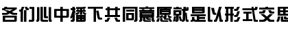 DFZongYiBold1B-GB Regular Font
