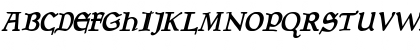 Planewalker Bold Italic Font