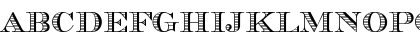 Chevalier Stripes DC D Regular Font