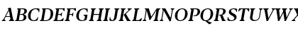 Blacker Text Medium Italic Font