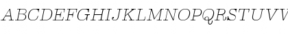 Eames Century Modern Thin Italic Font