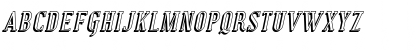 Covington SC Shadow Italic Font