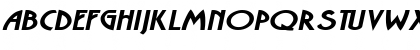 BandstandExtended Oblique Font