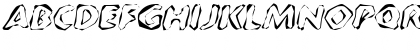 FlintPrint Oblique Font