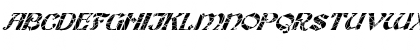 FZ JAZZY 19 CRACKED ITALIC Normal Font