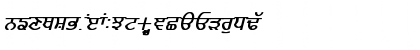 GurmukhiLys 020 Bold Italic Normal Font