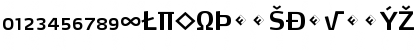 MaxDemiSerif-SemiBoldExp Regular Font