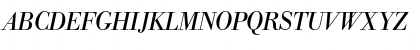 ModernBodoni RegularItalic Font