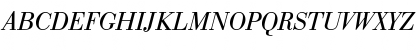 Bodoni-DTC Italic Font