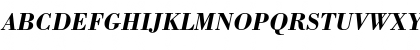 Bodoni LT Bold Italic Font