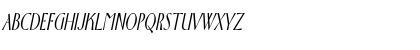 FosterCondensed Italic Font
