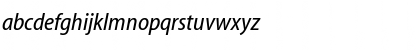 Myriad Condensed Web Italic Font