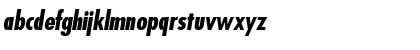 Futura LT Condensed Bold Oblique Font