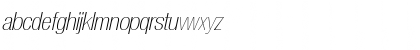 Helvetica Neue 27 Ultra Light Cond Oblique Font