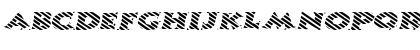 CandyStripeExtended Oblique Font