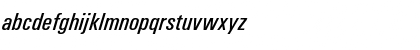 Univers Condensed Italic Font