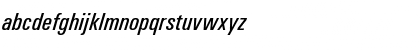 Univers Condensed Medium Italic Font
