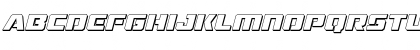 Drone Tracker 3D Italic Italic Font