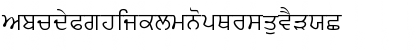 PunjabiText Regular Font