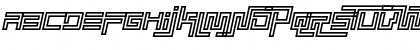 Simplicity Extend Hollow Italic Font