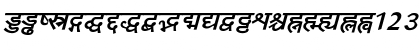 Yogeshweb Bold Italic Font